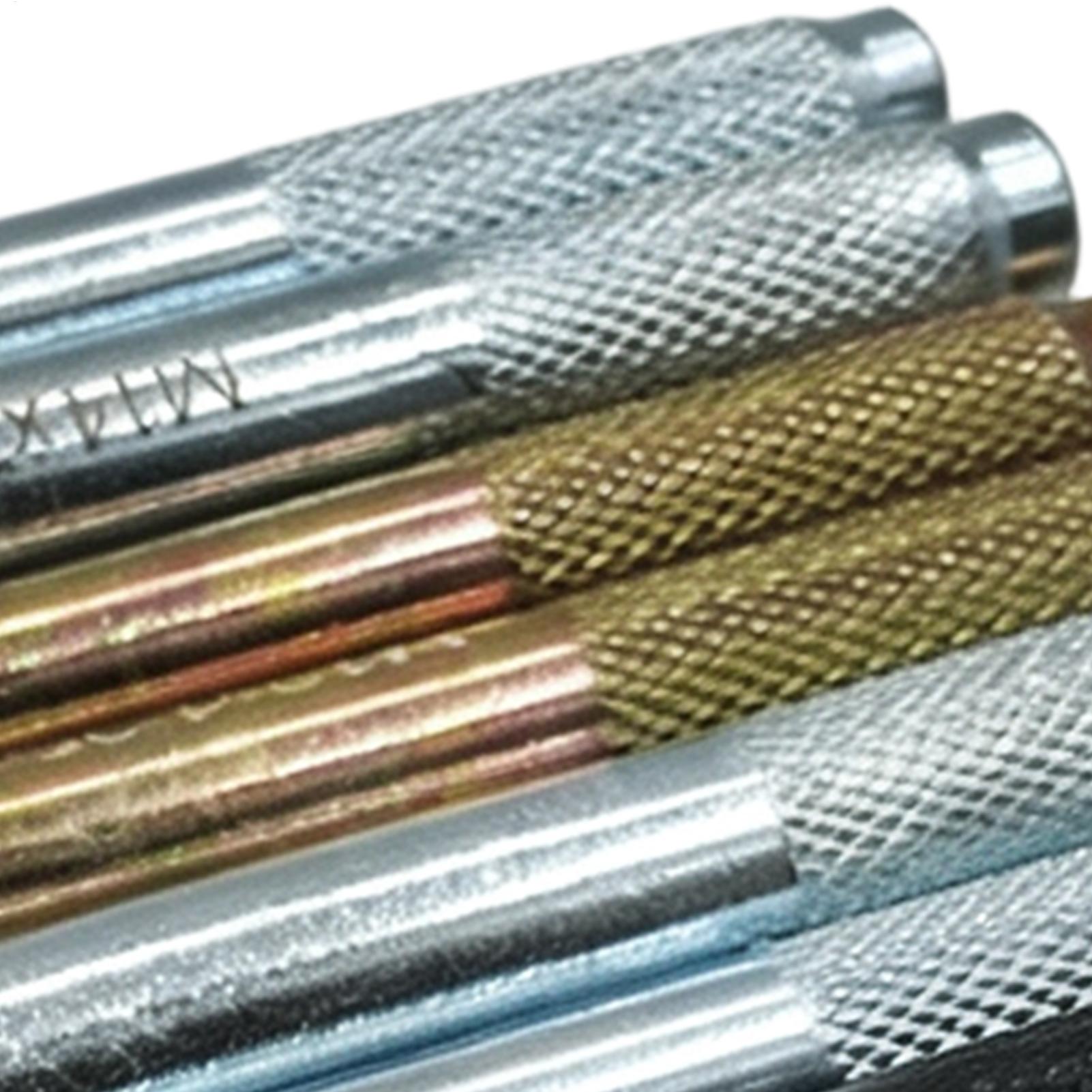 Automotive Tools - ホイールハンガー用アライメントピン 10個入り。汎用、高耐久、防錆、滑り止め加工。自動車用ホイールスタッドガイドツール。ガレージ用。