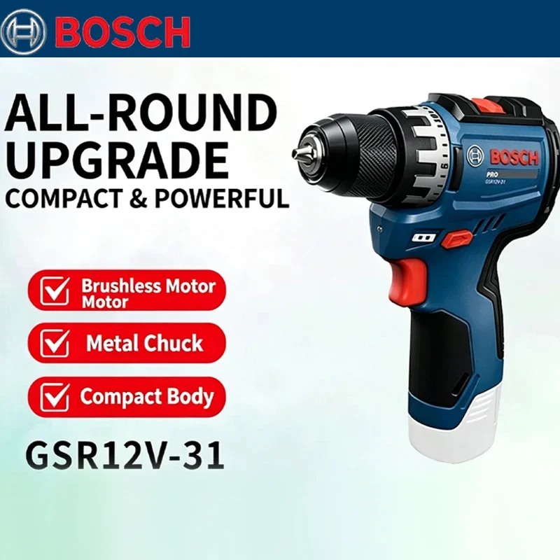 ボッシュ GSR 12V-31 ブラシレス電動ドリル 高トル - Torque Wrench のレビューと価格