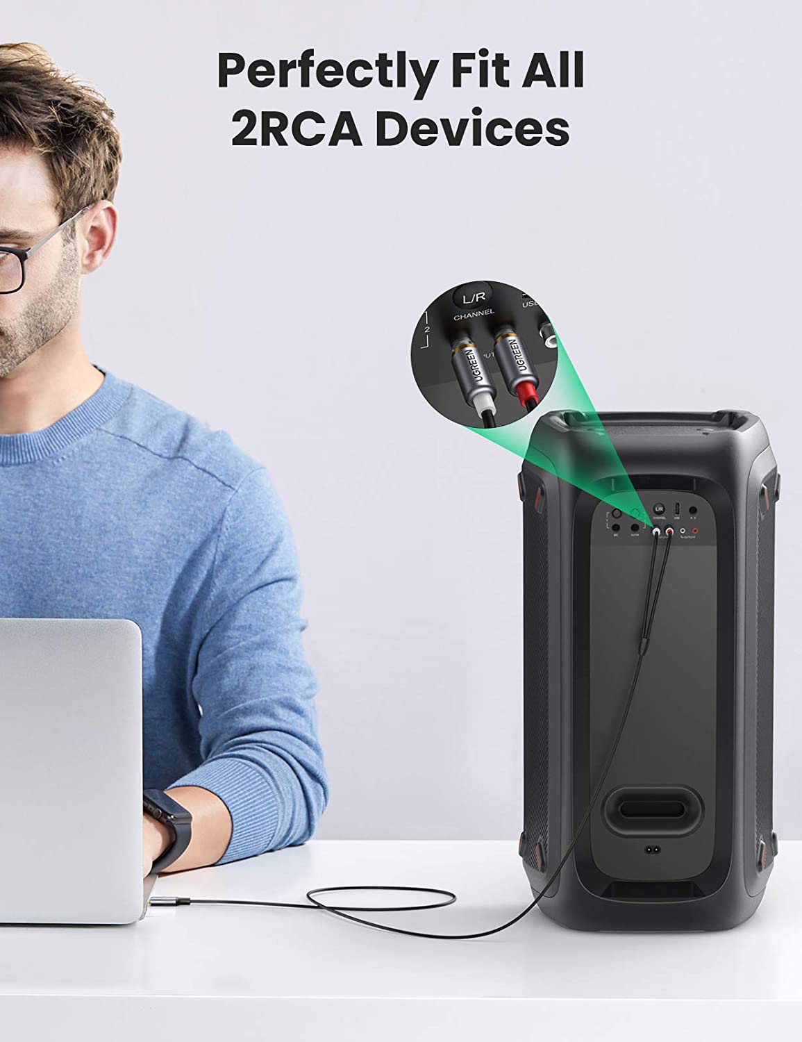 UGREEN USB-C - RCA オーディオケーブル、T - Car Jack のレビューと価格