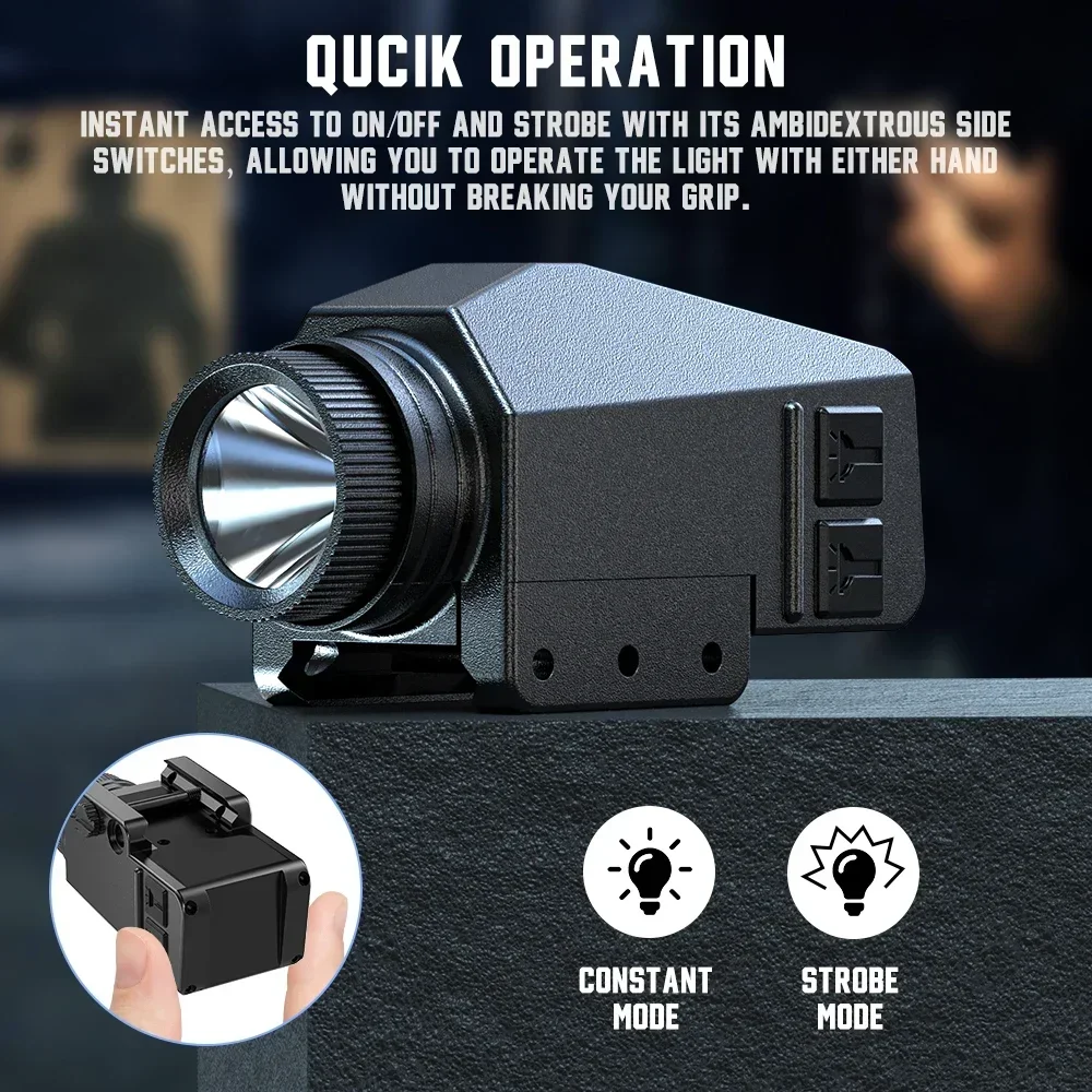 1000LM 戦術 LED 懐中電灯コンボ赤/緑/青/紫ドッ - Timing Light Gun のレビューと価格