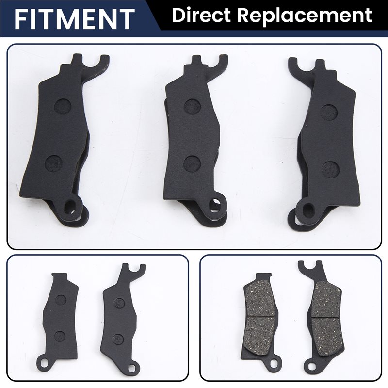 A99F-ブレーキパッドセット 6 個オートバイフロント/リ - Brake Pad Set のレビューと価格