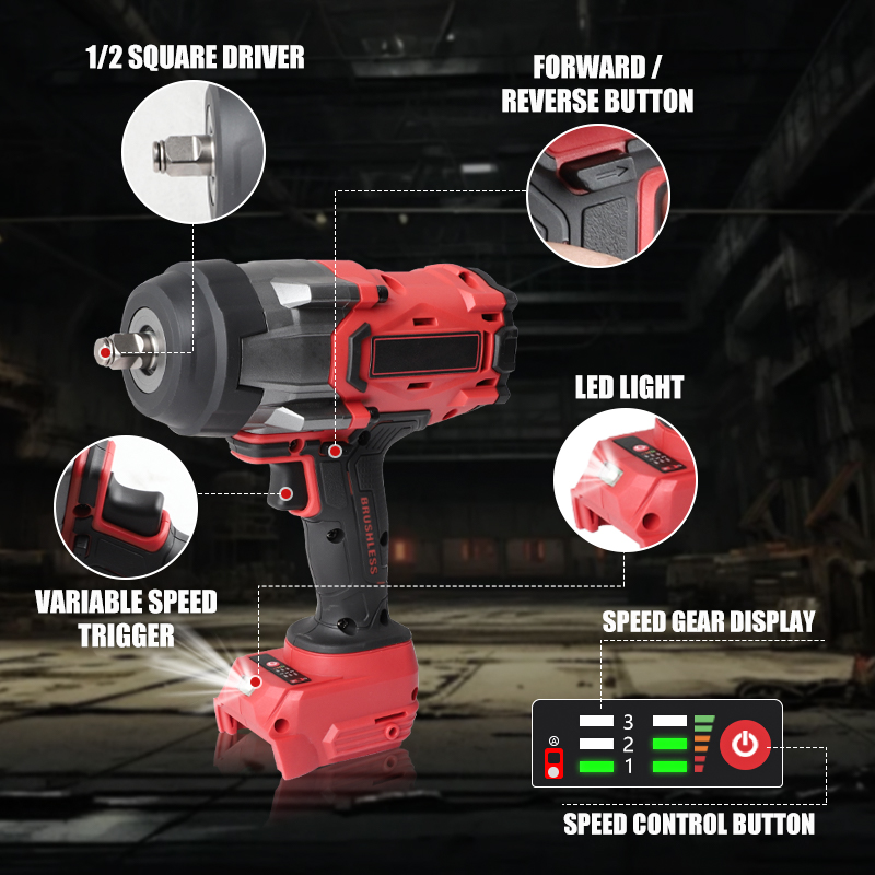 コードレスインパクトレンチ 1/2インチ ミルウォーキー18 - Torque Wrench のレビューと価格