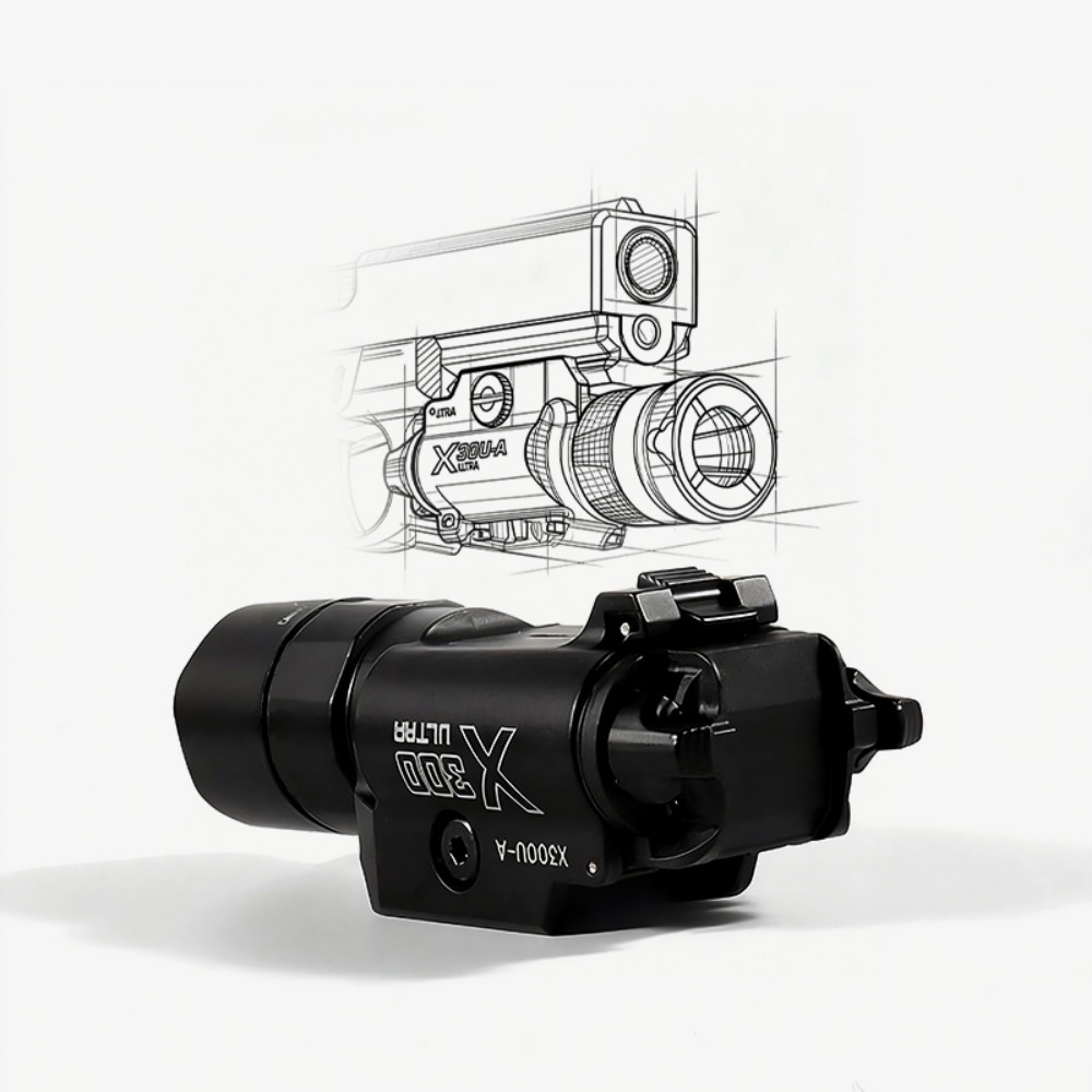 1000 ルーメン戦術 LED 懐中電灯ホワイトストロボ屋外 - Timing Light Gun のレビューと価格